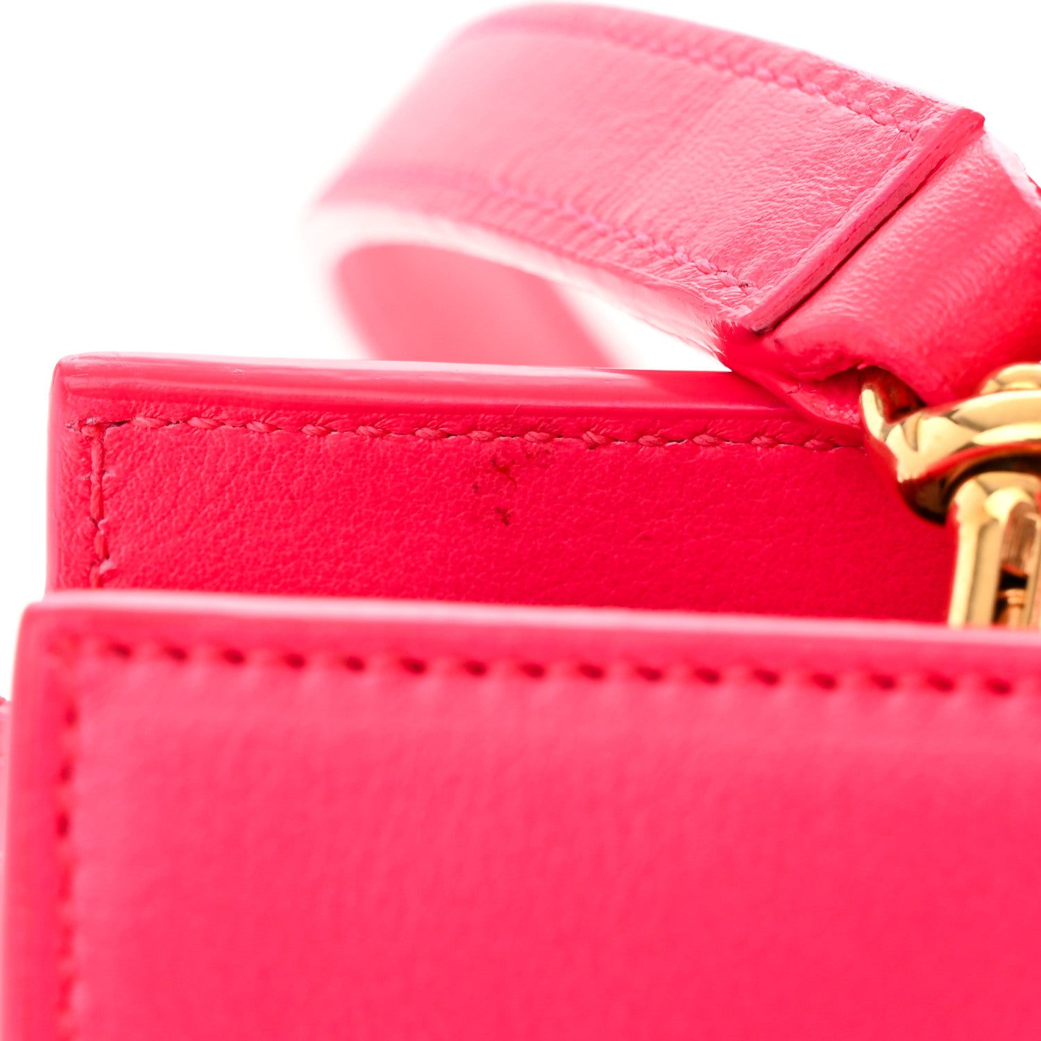 Saint Laurent Calfskin Nano Sac De Jour Lipstick Fuchsia 10 of 11