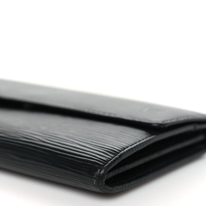 Louis Vuitton Epi Sarah Wallet Black 8 of 9