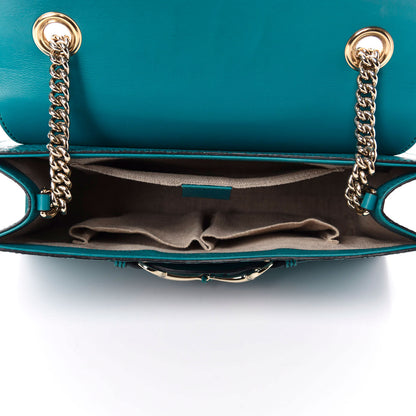 Gucci Soft Microguccissima Medium Emily Chain Shoulder Bag Deep Cobalt 5 of 10