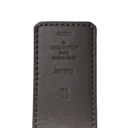 Louis Vuitton Monogram Calfskin 40mm LV Initiales Reversible Belt 80 32 Black 3 of 5