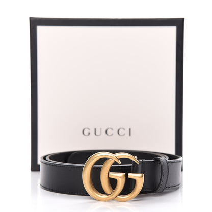 Gucci Calfskin Double G 30mm Belt 100 40 Black 7 of 7