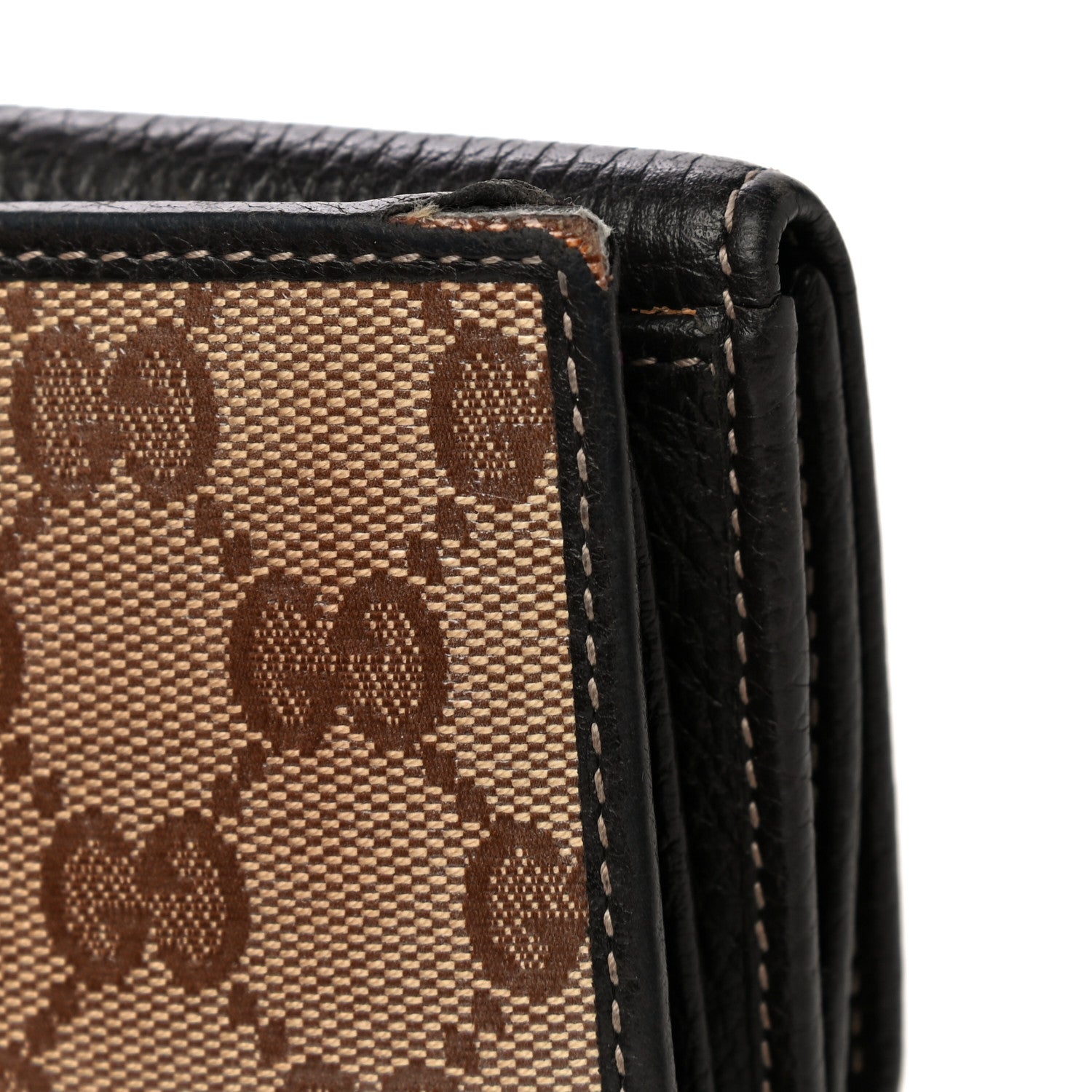 Gucci Calfskin Monogram Blondie Continental Wallet Dark Brown 11 of 11