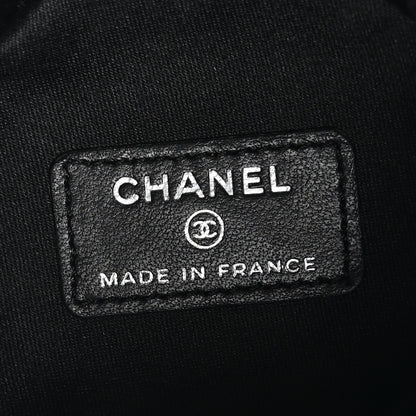 Chanel Strass Lambskin Mini Bucket Bag Black 5 of 11