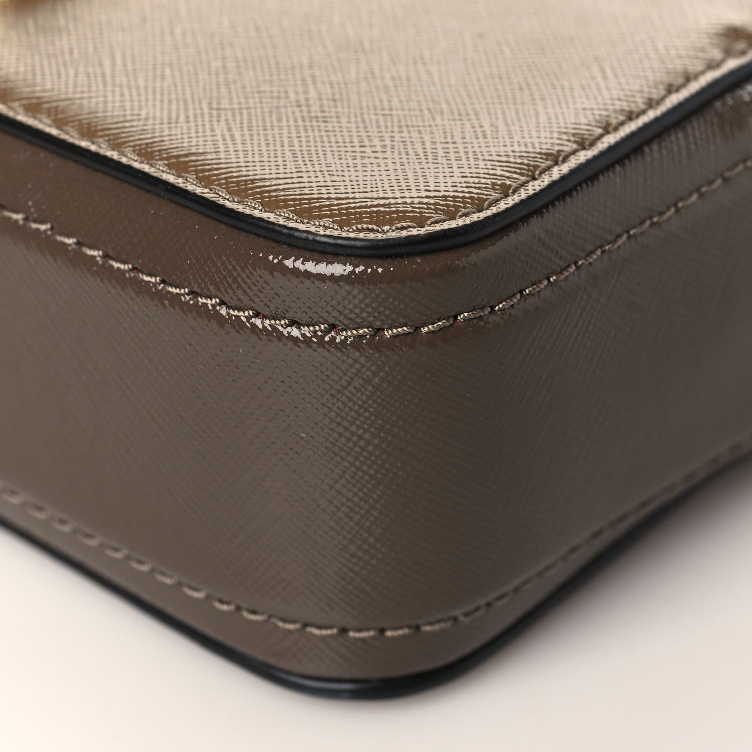 Marc Jacobs Saffiano Small Snapshot Camera Bag Sandcastle 10 of 10