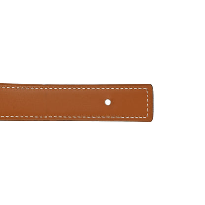 Hermes Epsom Box 18mm Mirage Belt 85 34 White Gold 8 of 8