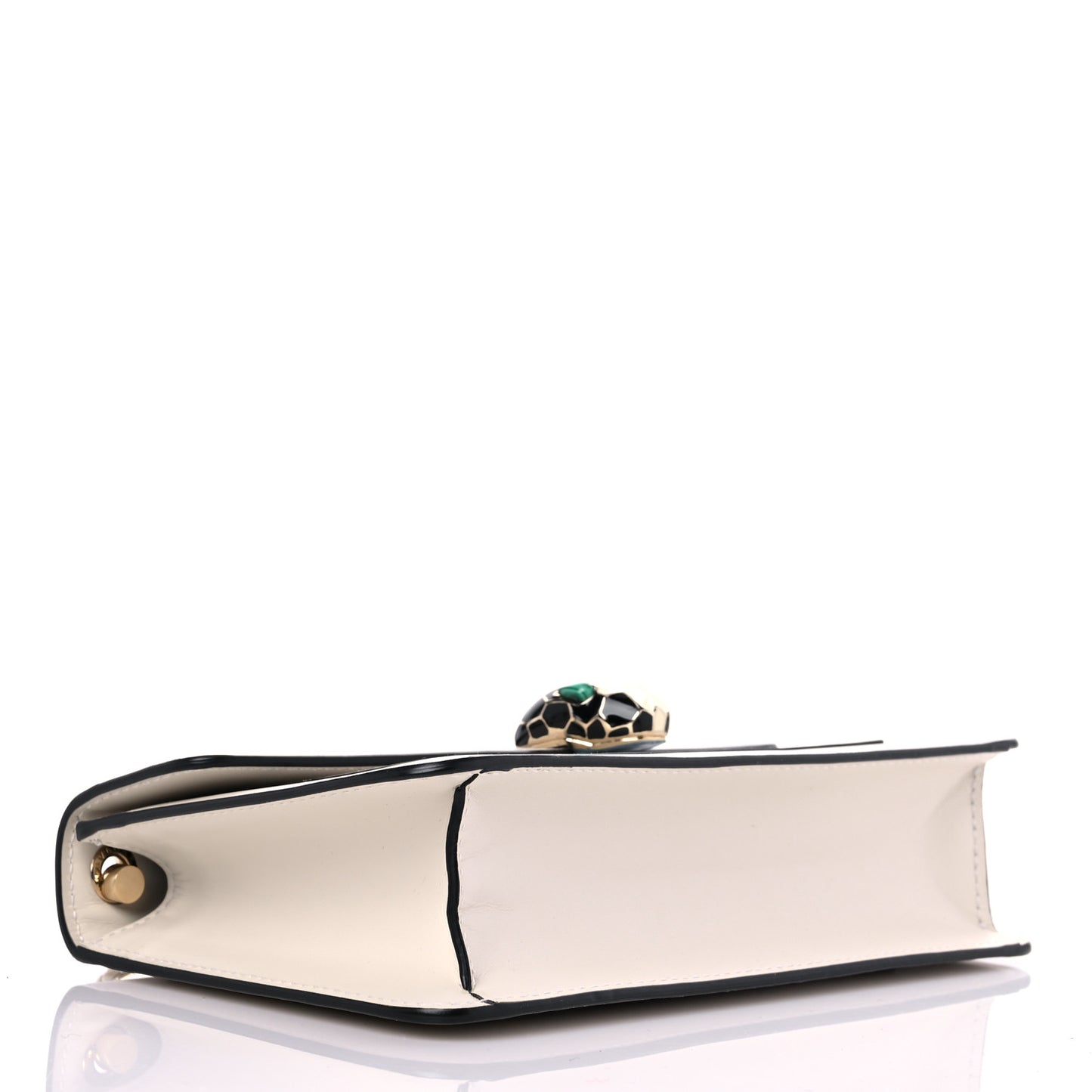 Calfskin Serpenti Forever Crossbody Bag White