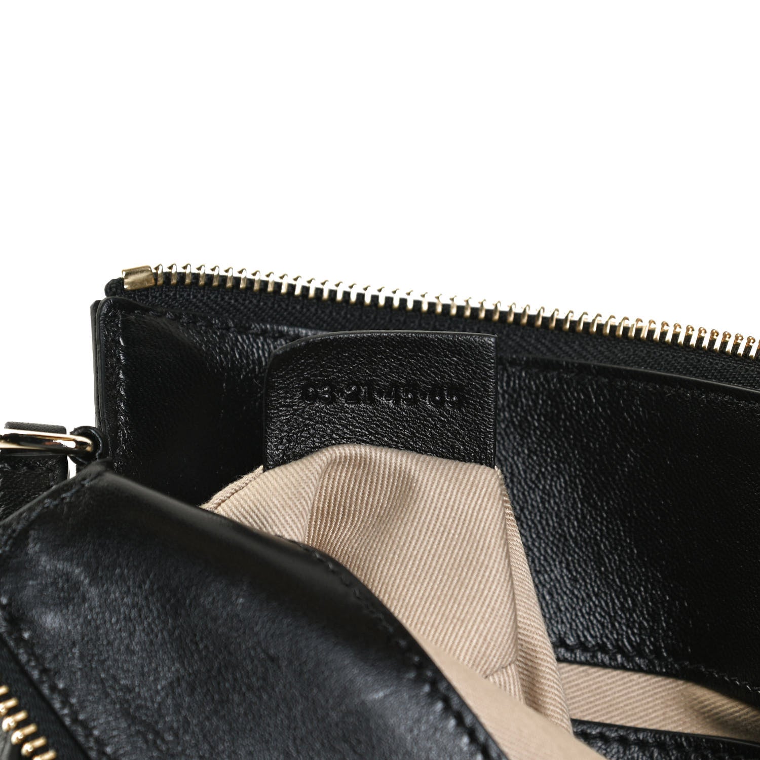 Chloe Supple Lambskin Small Faye Soft Zippered Shoulder Bag Black 6 of 14