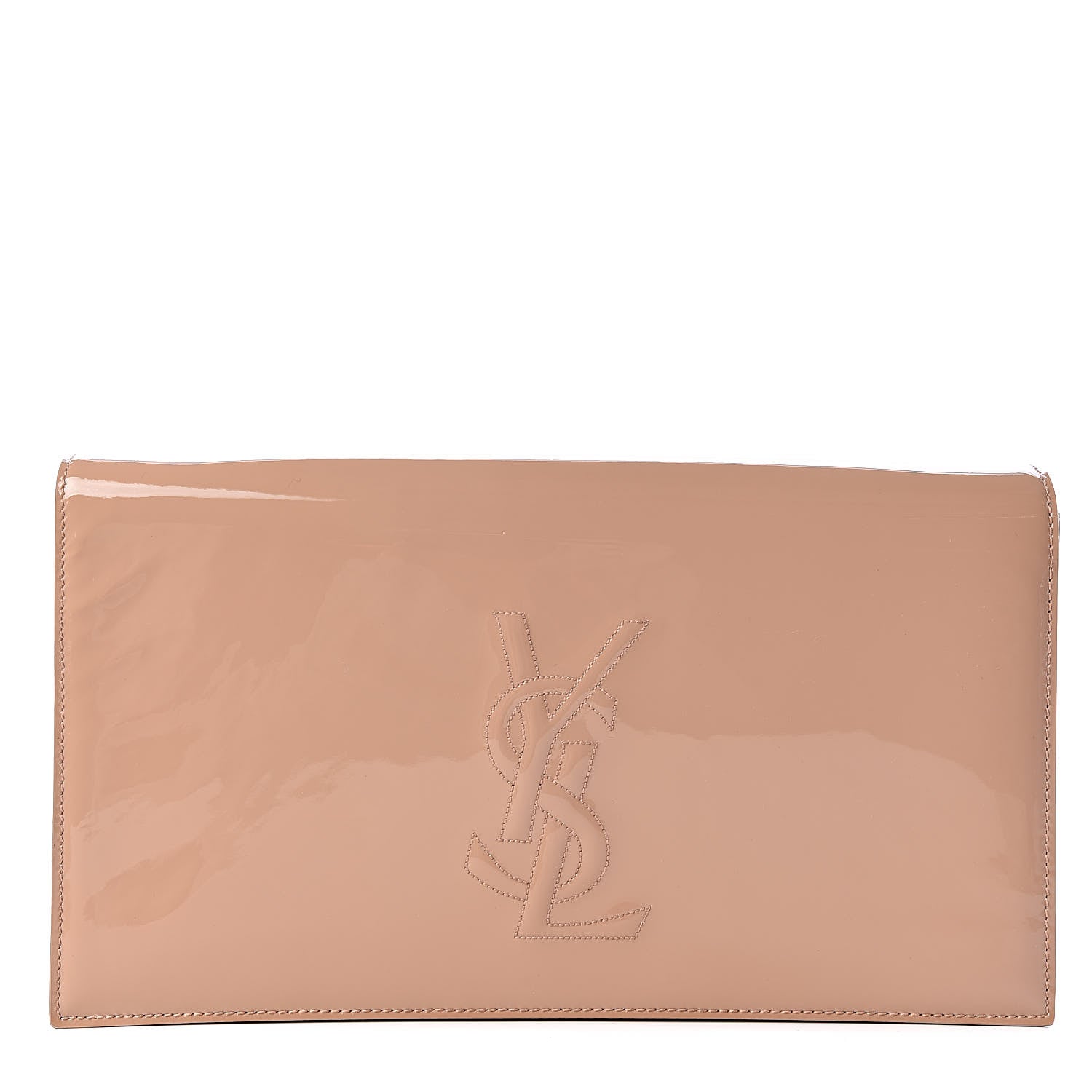 Saint Laurent Patent Calfskin Monogram Large Belle De Jour Clutch Chair 1 of 11