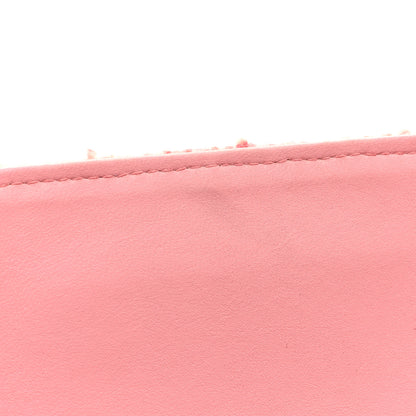 Chanel Tweed Medium Double Flap Pink 11 of 12