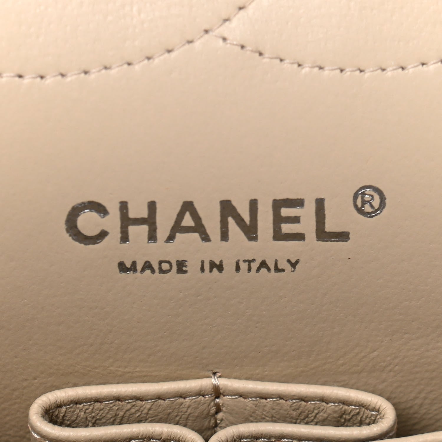 Chanel Caviar Quilted Jumbo Double Flap Beige Clair 6 of 9