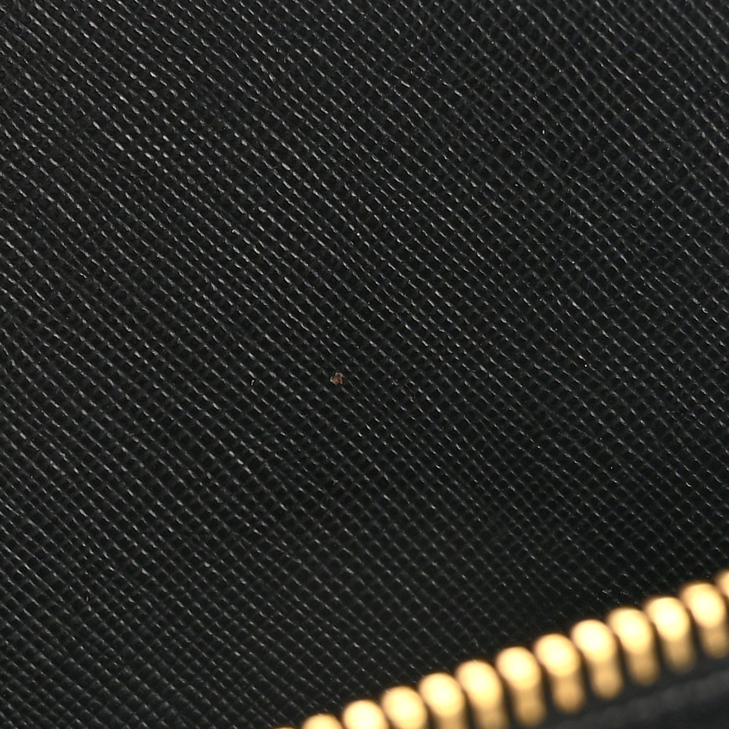 Saffiano Metal Continental Flap Wallet Black White