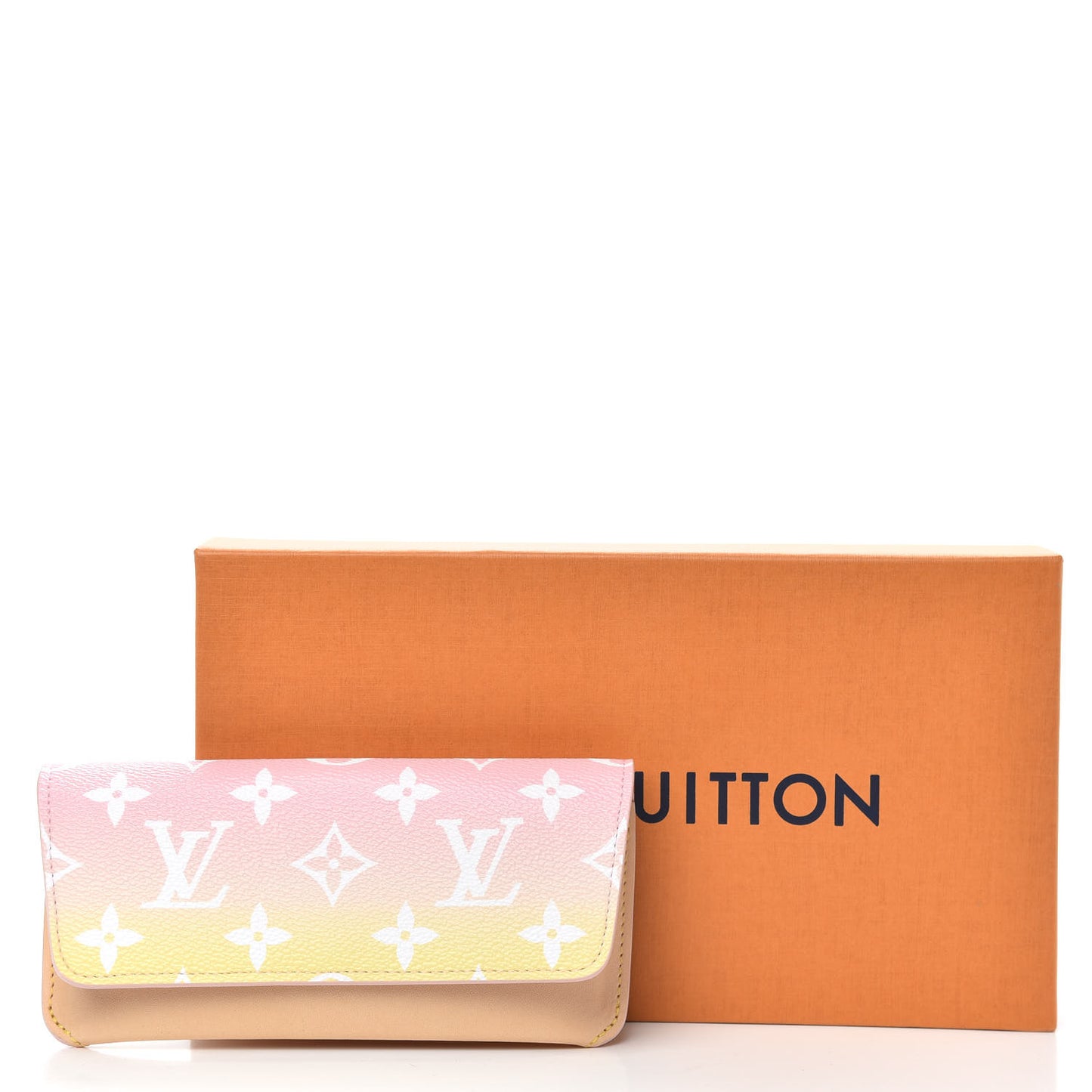 Monogram Giant By The Pool Woody Glasses Case Light Pink