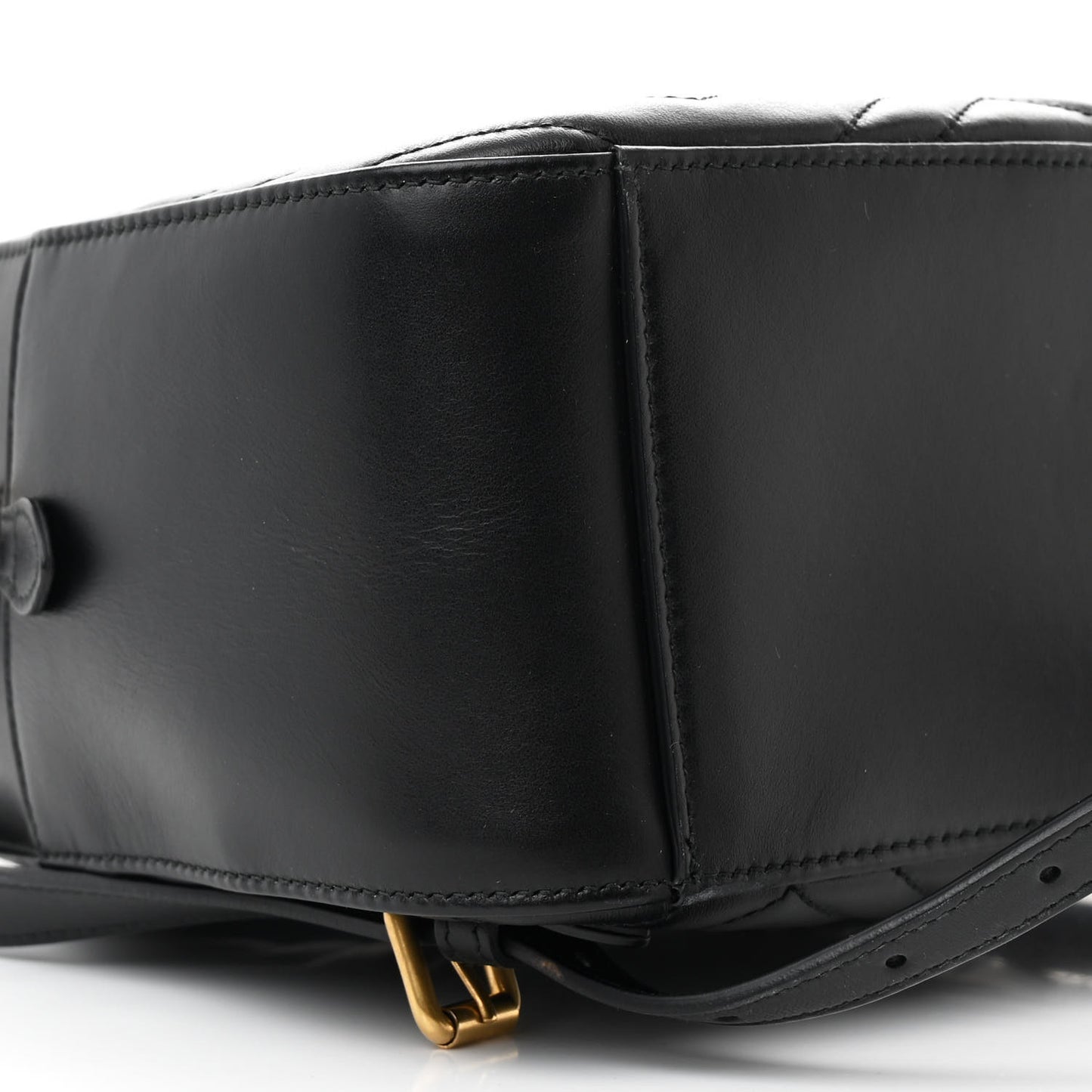 Calfskin Matelasse GG Marmont Dome Backpack Black