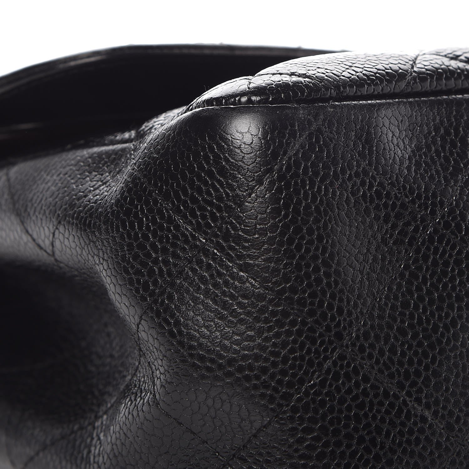 Chanel Caviar Quilted Jumbo Double Flap Black 12 of 13