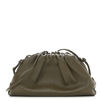 Bottega Veneta Butter Calfskin The Mini Pouch Kaki Fondente 1 of 11