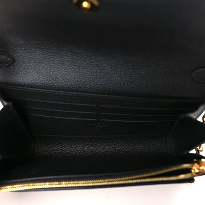 Louis Vuitton Empreinte Vavin Chain Wallet Black 5 of 8