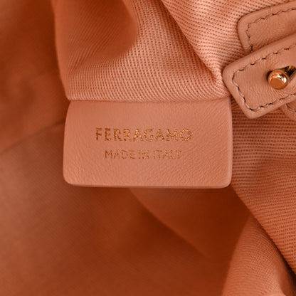 Salvatore Ferragamo Lambskin Small Dumpling Soft Bag Pink 6 of 9