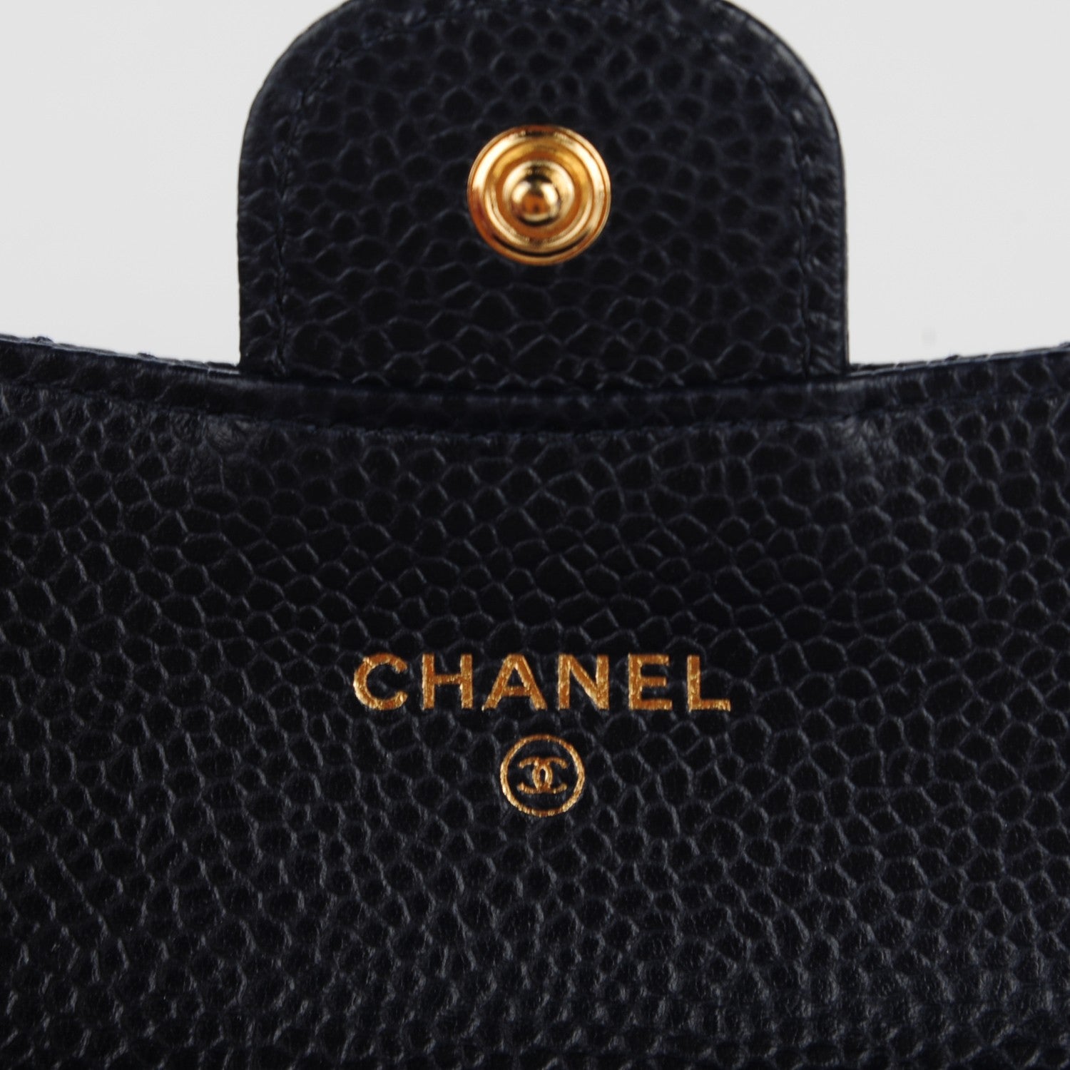 Chanel Caviar Quilted Card Holder Navy 5 of 7