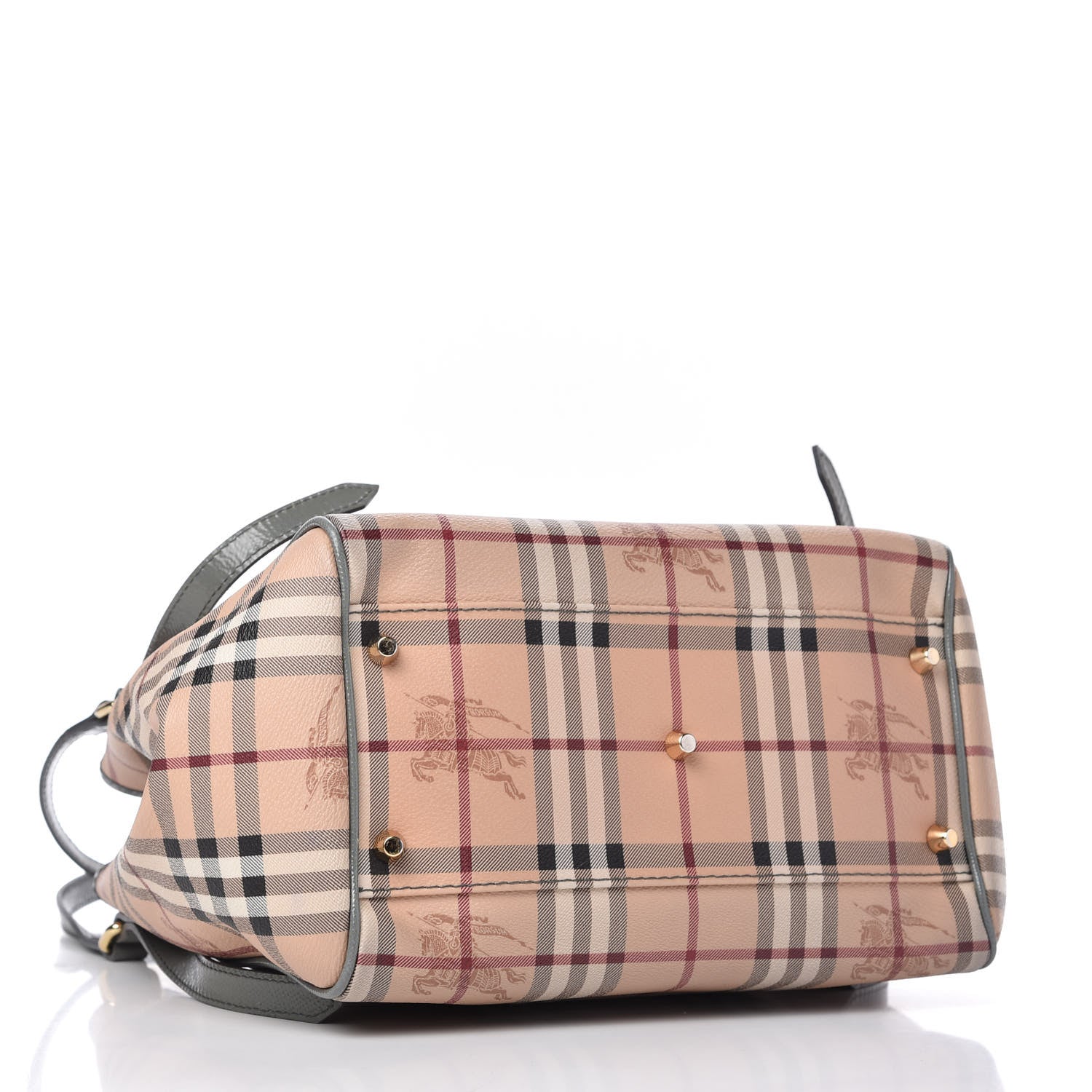 Burberry Haymarket Check Small Canterbury Tote Storm Grey 4 of 9