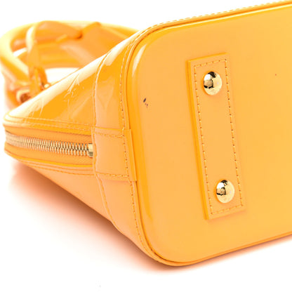 Louis Vuitton Vernis Alma BB Jaune Passion 4 of 9