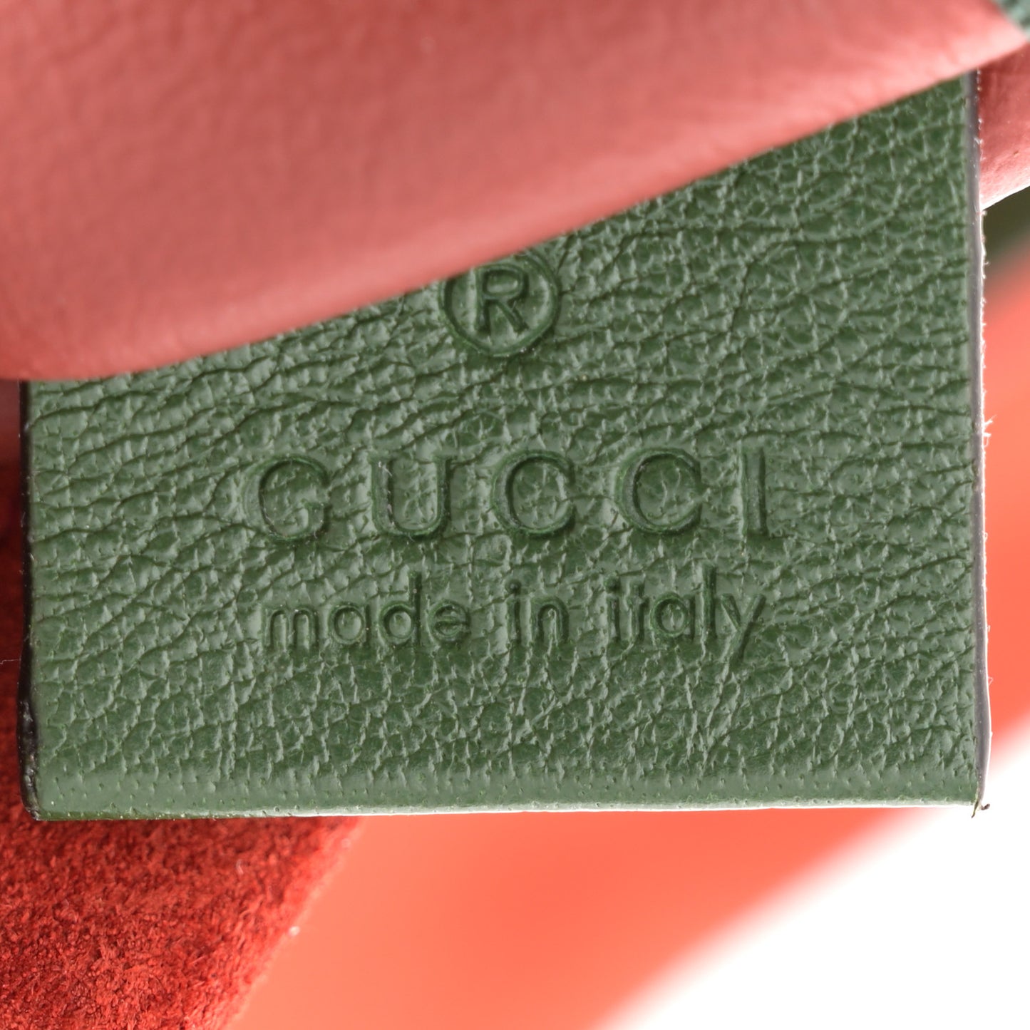 Suede Calfskin Large Rajah Chain Tote Brown Green