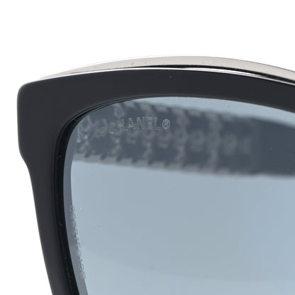 Chanel Calfskin Square Chain Sunglasses 5360-Q-A Black 7 of 9