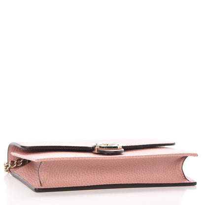 Gucci Dollar Calfskin Interlocking G Chain Wallet Soft Pink 5 of 10