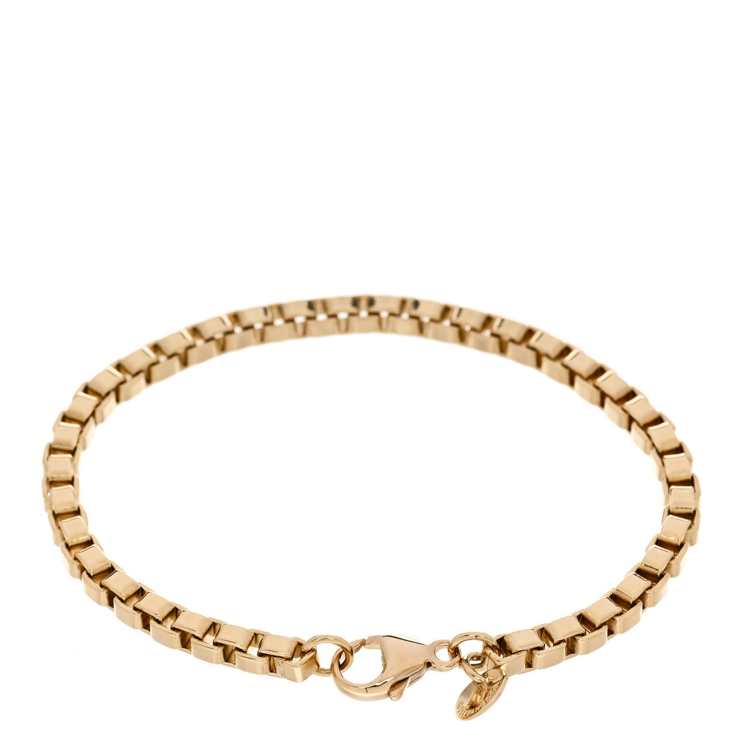 Tiffany 18K Yellow Gold Venetian Link Bracelet 2 of 4