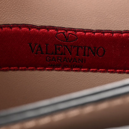 Valentino Garavani Nappa Rockstud Wristlet Clutch Taupe 6 of 19