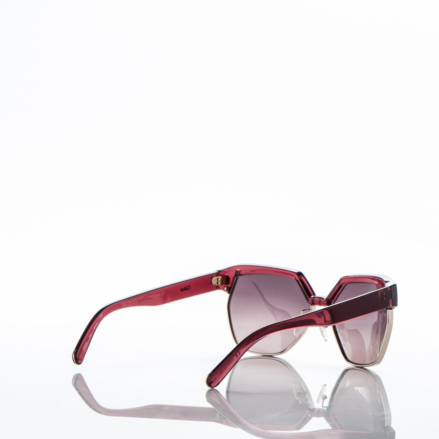 Chloe Dafne Sunglasses CE665S Burgundy 3 of 6