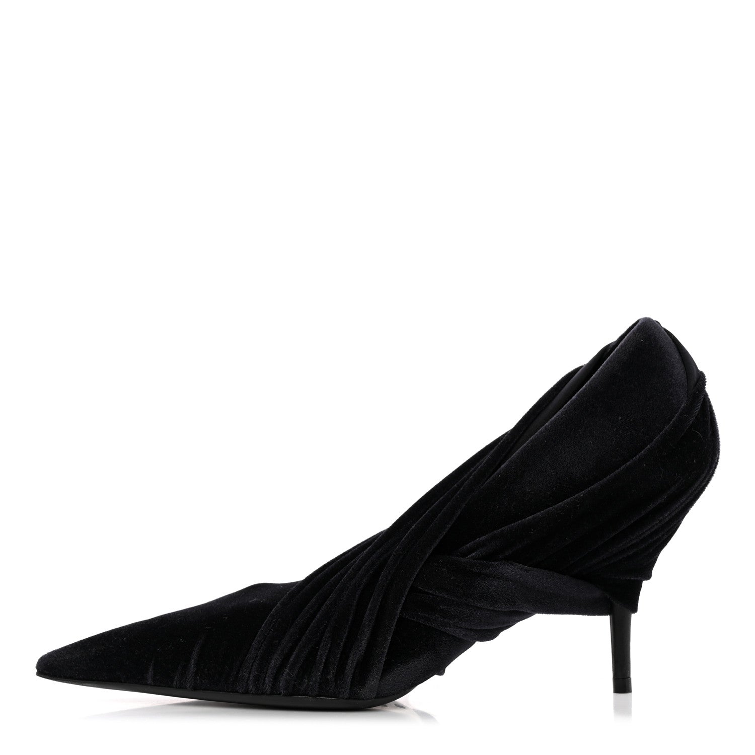 Balenciaga Technical Jersey Knife Pointed Pumps 38 Black 1 of 13