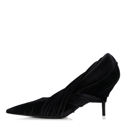 Balenciaga Technical Jersey Knife Pointed Pumps 38 Black 1 of 13
