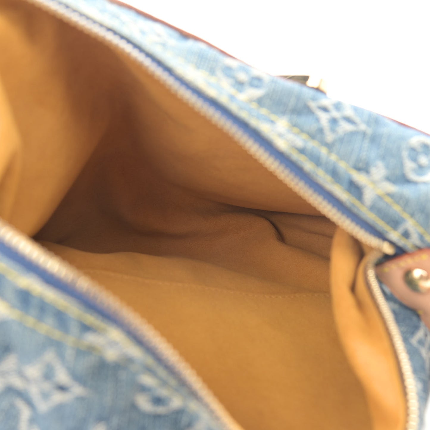 Monogram Denim Baggy PM Blue