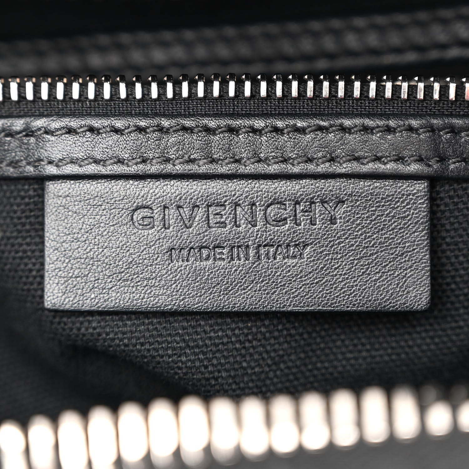 Givenchy Calfskin Signature Logo Small Antigona Black 6 of 16