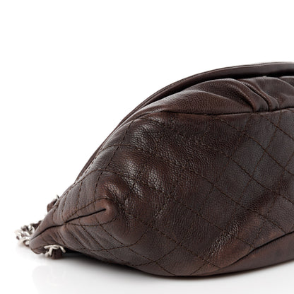 Chanel Caviar Large Half Moon Flap Brown 9 of 10