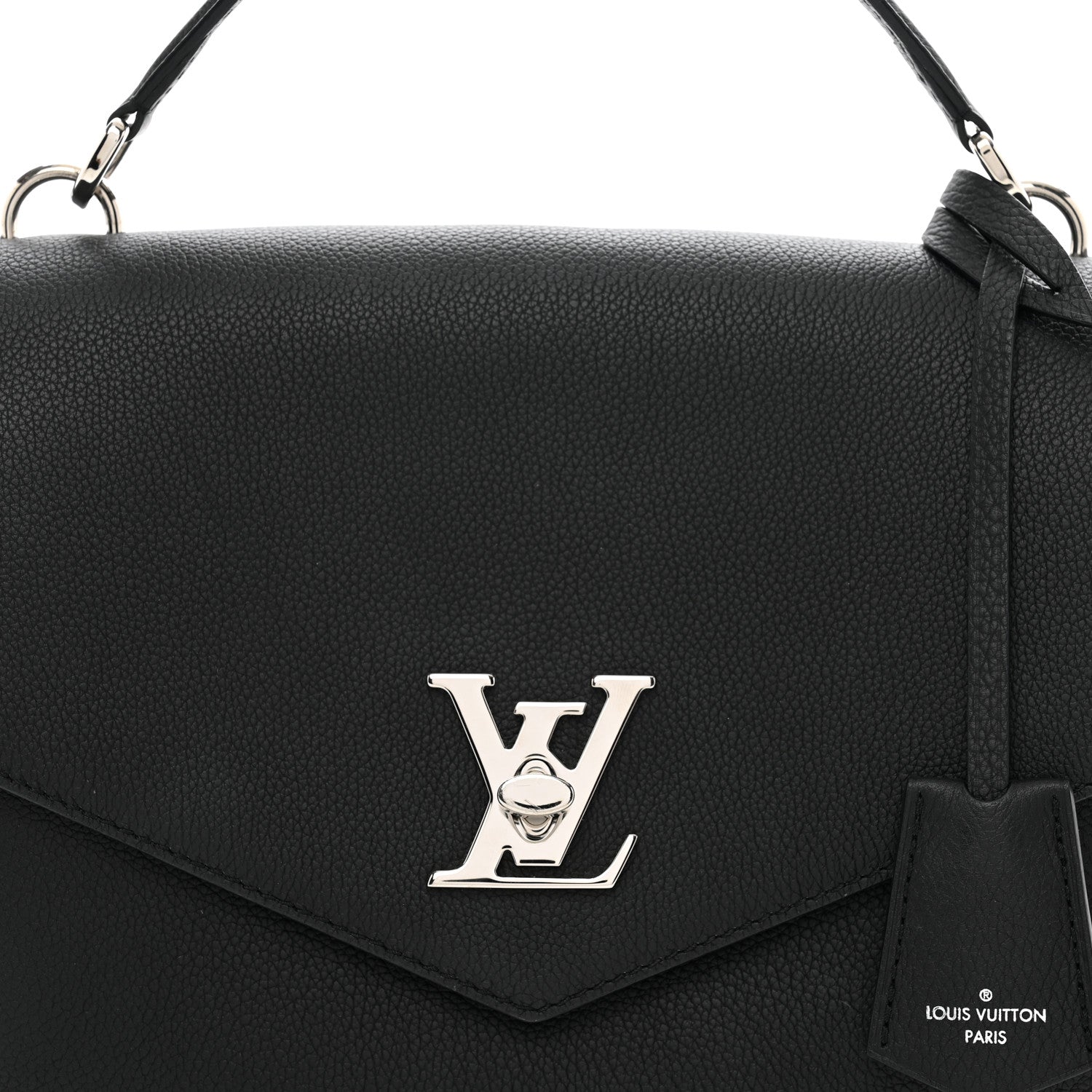 Louis Vuitton Soft Calfskin My Lockme Top Handle Black 5 of 10
