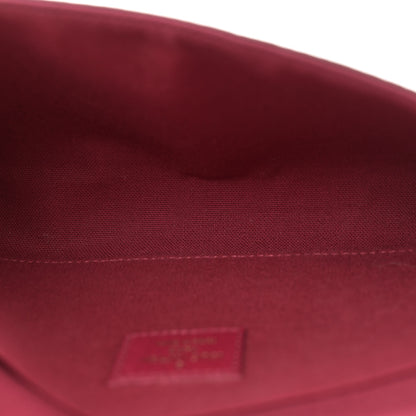 Louis Vuitton Monogram Pochette Felicie Chain Wallet Fuchsia 6 of 12