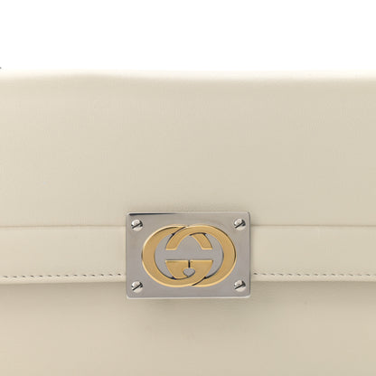 Gucci Lambskin Linea Matisse Shoulder Bag Mystic White 8 of 12