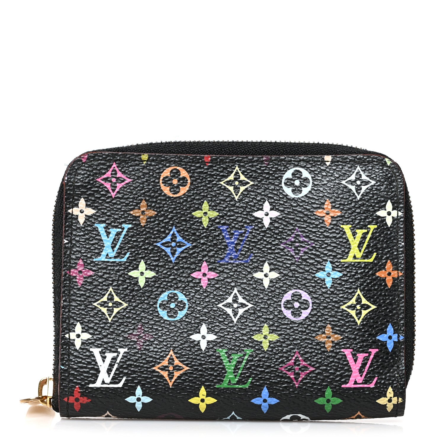 Louis Vuitton Monogram Multicolor Zippy Coin Purse Black 1 of 8