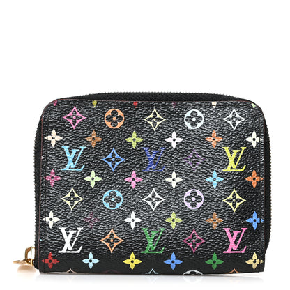 Louis Vuitton Monogram Multicolor Zippy Coin Purse Black 1 of 8