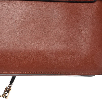 Chloe Suede Calfskin Small Faye Shoulder Bag Saffron Red 11 of 11
