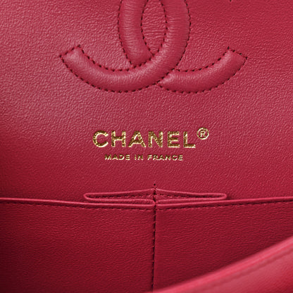 Chanel Caviar Quilted Small Double Flap Dark Pink 6 of 10