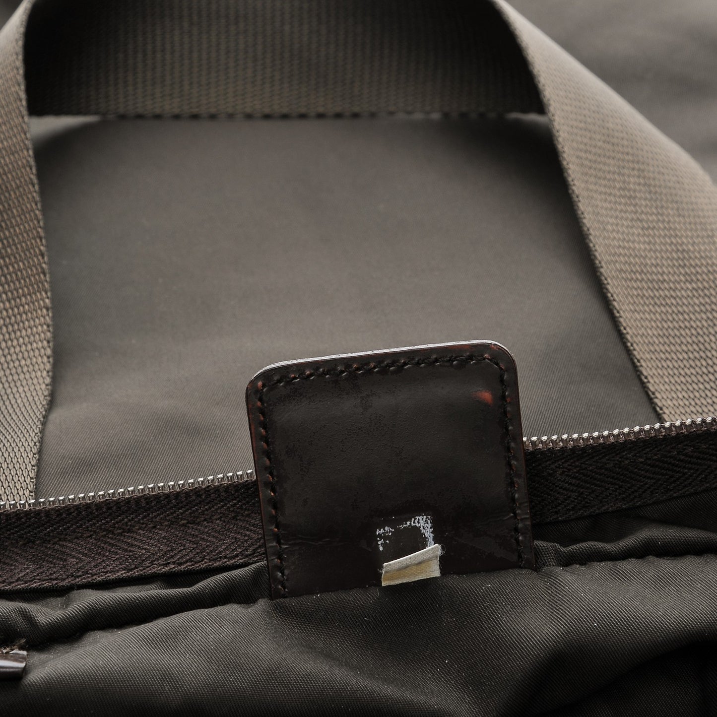 Tessuto Nylon Tote Brown