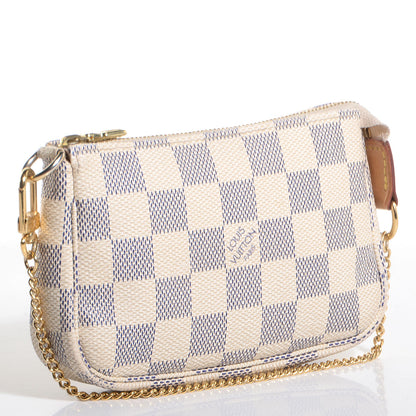 Louis Vuitton Damier Azur Mini Pochette Accessories 3 of 7