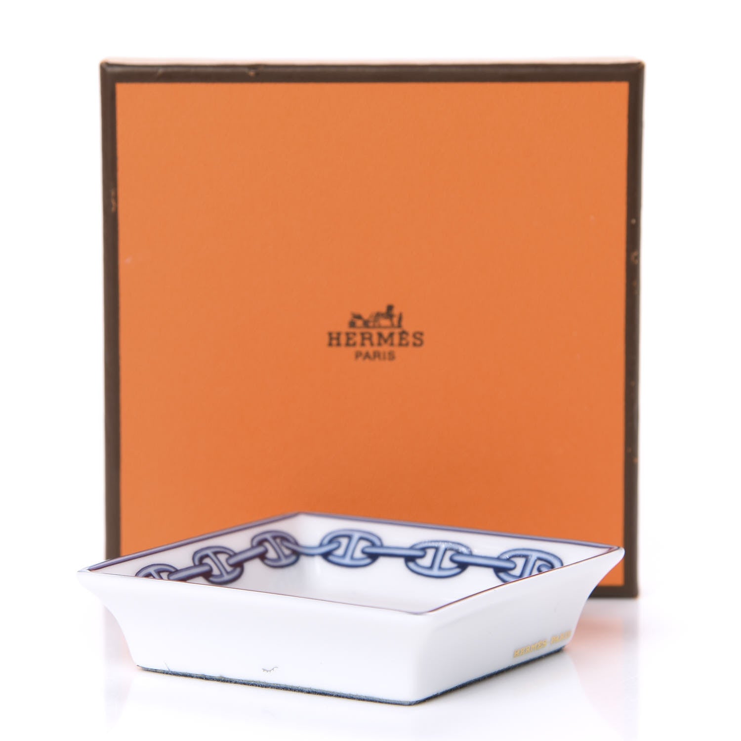 Hermes Porcelain Chaine D'Ancre Change Tray 7 of 7