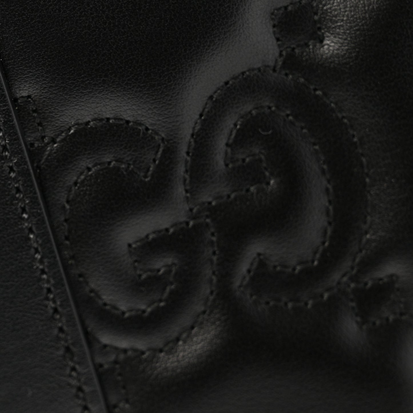 Calfskin GG Matelasse Tote Bag Black