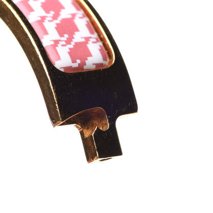 Hermes Enamel Cheval Pixel Narrow Clic Clac H Bracelet PM Terre Orange 7 of 7