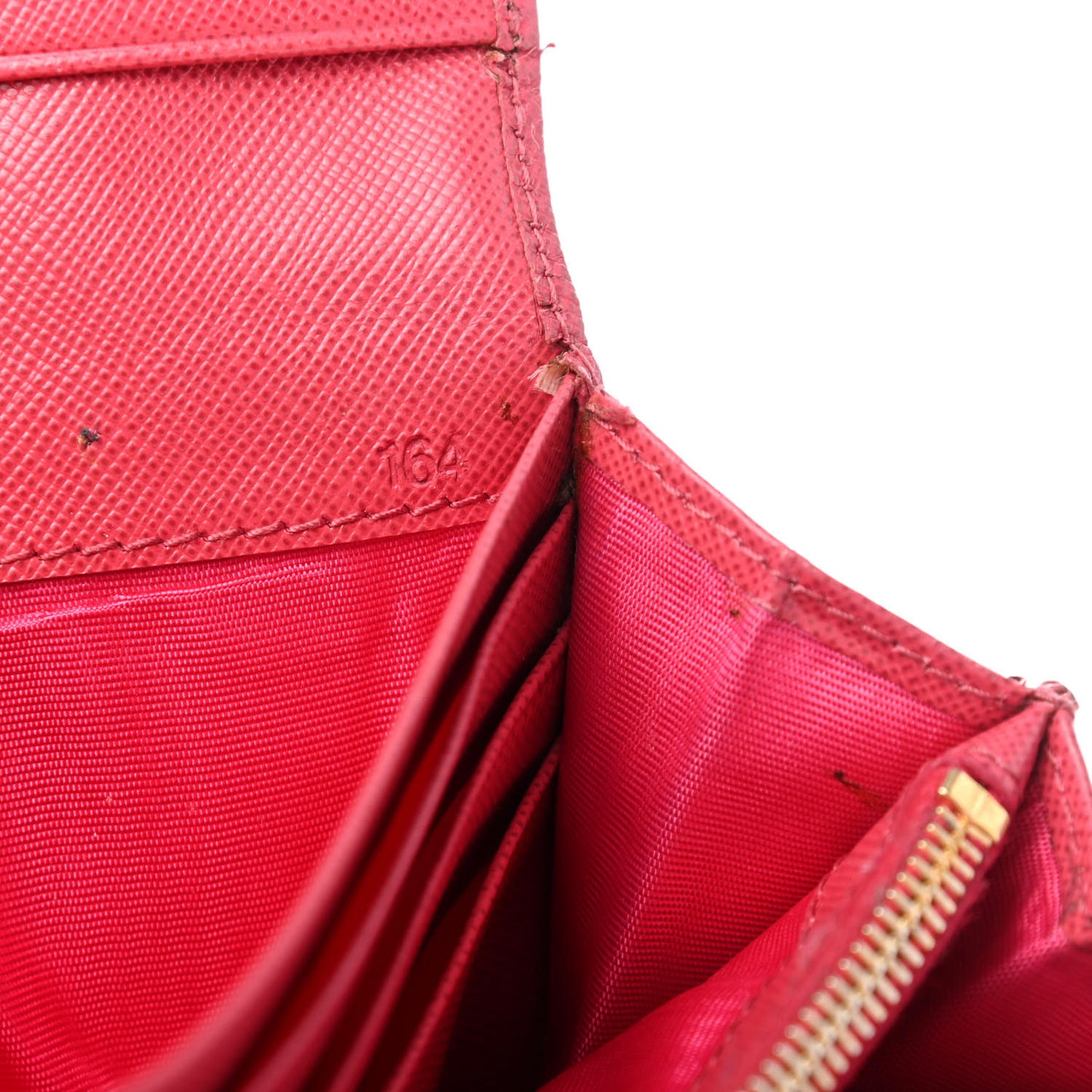 Saffiano Metal Continental Flap Wallet Peonia