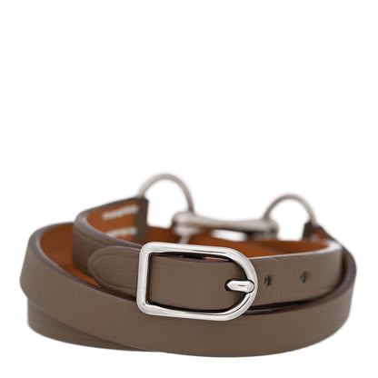 Hermes Swift Heritage Equestre Triple Tour Bracelet Etoupe 3 of 7
