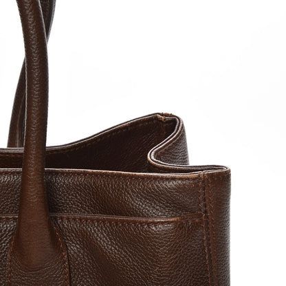 Chanel Calfskin Cerf Executive Shopper Tote Brown 12 of 12